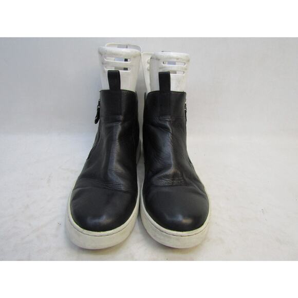 Vionic Womens Size 9 M Black Leather Zip Ankle Fashion Boots Bootie - Picture 5 of 11